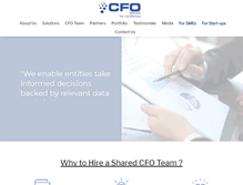 Tablet Screenshot of cfo-bridge.in